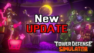 NEW HALLOWEEN EVENT ACT 3 OUT SOON Tower Defense Simulator  NEW TOWER  Come Chill [upl. by Bobbette939]