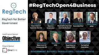 18 October RegTechOpen4Business  RegTech for Better Government [upl. by Gorey]