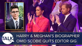 “They Were His Only Source” Prince Harry And Meghan’s Biographer Omid Scobie Quits Royal Editor Gig [upl. by Nyltak]