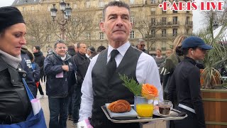 🇫🇷PARIS EVENT Paris Waiters RaceParis La Course des Cafés 2024 Live Streaming 24 March2024 [upl. by Ariaek954]