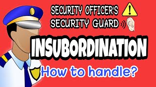 How to Write Up an Employee for Insubordination  INSUBORDINATION REPORT SAMPLE  ChadInformative [upl. by Airotciv]