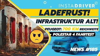 Veraltete Ladesäulen Polestar 4 Testfahrt 700 km Reichweite von Peugeot  EAutoNews 185 [upl. by Eimaraj]