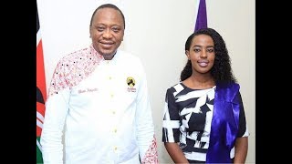 VIDEO of Kenya President Uhuru Kenyatta Dancing Luis Fonsi DESPACITO [upl. by Ardnuek904]