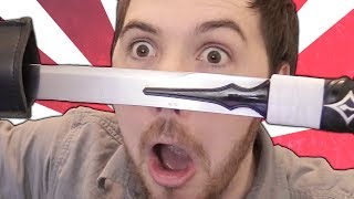 Somebody sent me a real sword  Epic Fanmail Unboxing [upl. by Boleslaw]