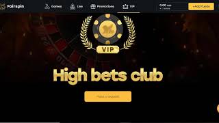 Fairspinio simply the best gambling site [upl. by Vlad]