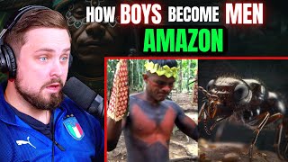 😲 How BOYS Become MEN In the Amazon  Rites of Passage 1 [upl. by Natsreik]