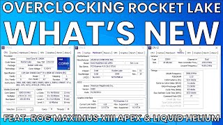 Rocket Lake Overclocking Whats New Feat ROG Maximus XIII Apex [upl. by Atteynod676]