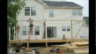 How to build a screen porch  Howard County Maryland [upl. by Eliam]