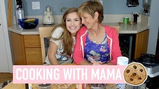 HEALTHIEST COOKIES IN THE WORLD VEGANGLUTEN FREE RECIPE  COOKING WITH MY MOM  Mel Joy [upl. by Dick]