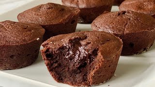 LA VÉRITABLE RECETTE DU FONDANT AU CHOCOLAT AU CŒUR COULANTFONDANT ET MOELLEUX🍫🧁 Deli Cuisine [upl. by Naitsihc]