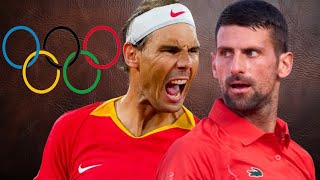 Novak Djokovic vs Rafael Nadal  Olympics 2024 Gameplay [upl. by Giardap]