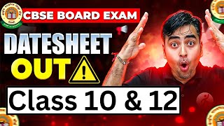 Latest CBSE Datesheet 🔥🔥 Update  Class 10 amp Class 12 🔥🔥Board Practicals [upl. by Miller340]