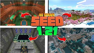 TOP 2 MELHORES SEEDS PARA MINECRAFT BEDROCK 121minecraftseedscerejeira bedrockminecraft 121✅️ [upl. by Sosna]