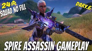 Spire Assassin squads NO FILL Gameplay fortnite gaming trending gamer youtube assassin [upl. by Landbert173]