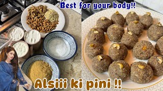 2024 Alsiii ki Pinni  Best For Body Pains  Period Issues Must Try Recipe In Winter’s [upl. by Eulalee]