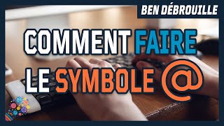 Comment faire le symbole arobase sur un clavier dordinateur [upl. by Dduj]