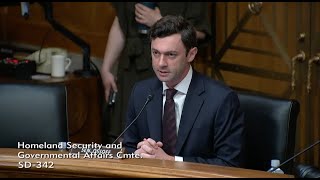 Sen OssoffBacked Bipartisan Bill to Combat Human amp Drug Smuggling Passes Key Senate Committee [upl. by Nigem]