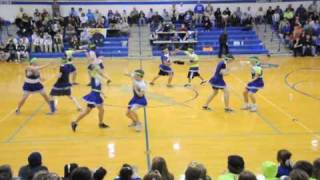 HILARIOUSLY AWESOME DANCE MEGA MIX by Carroll Senior Powderpuff Cheerleaders [upl. by Aima]