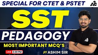 Sst Pedagogy Mcqs Special For Ctet amp Pstet  by Ashim sir  6 [upl. by Violetta134]