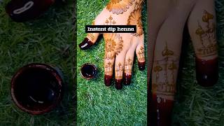 Instant dip hennainstantdiphenna instantmehndi hennatricknewtricktapetrickfingertapetrick [upl. by Meehyr]