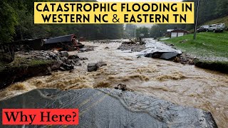 Catastrophic Flooding in Western North Carolina and Eastern Tennessee Why Is It So Bad There [upl. by Leda]