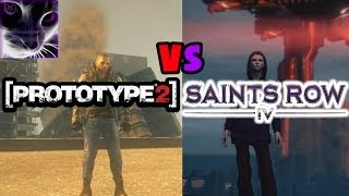 Saints Row 4 vs Prototype 2 [upl. by Rosalynd107]