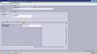 SAP ABAP What are Lock objects in SAP How to LockUnlock Tables [upl. by Bish]