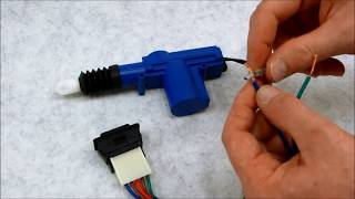 Simple 5 wire switch and door lock actuator kit [upl. by Rialb794]