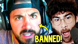 Nickmercs BANNED from Twitch  Hasanabi reacts [upl. by Enomyar735]