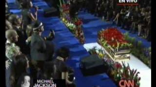 Funeral de Michael Jackson 070709 We are the world Heal The world [upl. by Sanfred]