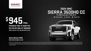 GMC Sierra 3500HD CC 09182024 4320110 [upl. by Elayor]