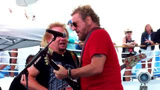 Theres Only One Way to Rock  The Circle  Sammy Hagar Live on deck of the Rock Legends Cruise VI [upl. by Perri]