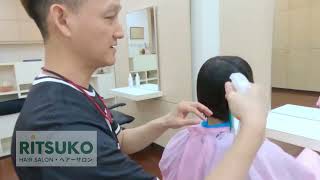 Short Bob Haircut  Haircut with Ritsuko Hair Salon [upl. by Nyltiac]