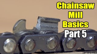 Chainsaw Milling Basics – Part 5 –Ripping Chain VS Crosscut Chain [upl. by Cull]