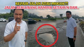 ADUN PELABUHAN KLANG LEPAS GERAM HAMPIR SETAHUN MASALAH JLN BERLUBANG KINI SUDAH JADI TAKUNGAN AIR [upl. by Ema81]