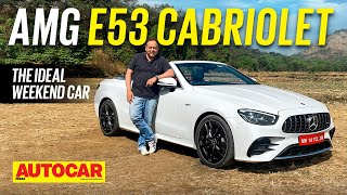 2023 MercedesAMG E 53 Cabriolet review  The Merc with unlimited headroom  Autocar India [upl. by Anafetse292]