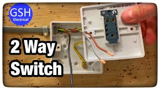 How to Wire a 2 Way Light Switch  Electrical Wiring [upl. by Helmut]