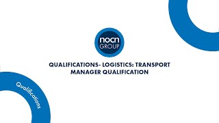 Qualifications  Logistics Transport Manager Qualification [upl. by Haleeuqa]