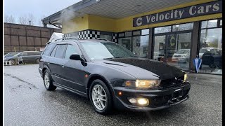 Vancouver Velocity Cars 19196 Mitsubishi Legnum VR4 TypeS 4WD JDM 25L V6 twin turbo 5AT [upl. by Notsecnirp]