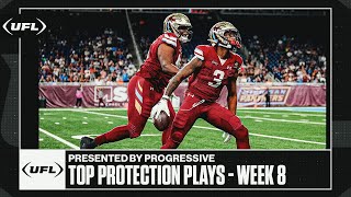 Top Protection Plays  Week 8  United Football League [upl. by Arratoon705]