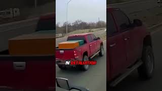 Unbelievable Road Rage Between Semi Truck and Pickup Driver 😳 [upl. by Mihar254]