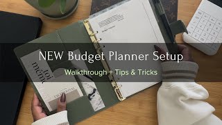 NEW Budget Planner Setup  Tips amp Tricks  The Planner Aisle [upl. by Rezzani981]