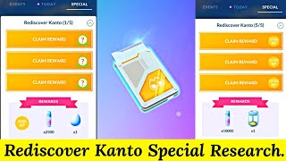 Rediscover Kanto Special Research Rewards in Pokemon Go  Wiglett Debut  Pokemon Go New Event [upl. by Nitas241]