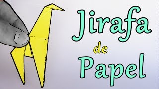 Cómo hacer una Jirafa de Papel  Origami [upl. by Aitnecserc]