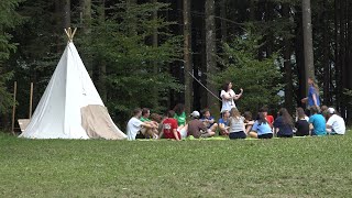 Al Passo Croce DAune i ragazzi del quotGiardino elfico stellarequot [upl. by Hephzipa36]