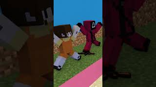 Cash saves Nico  Squid Game  shots minecraft squidgame [upl. by Sletten]