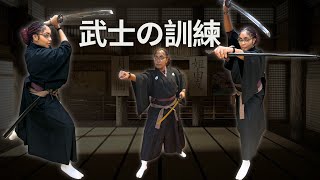 Samurai Training in Kyoto Japan  VLOG [upl. by Vallonia]