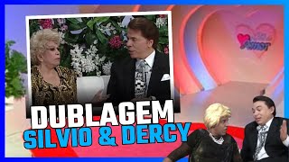 SILVIO E DERCY l Em nome do amor silviosantos dercygonçalves dublagem [upl. by Newfeld656]