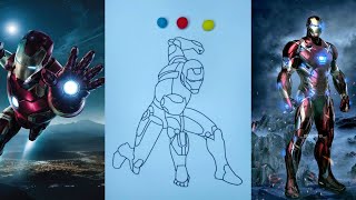 How to draw Ironman [upl. by Hillegass]