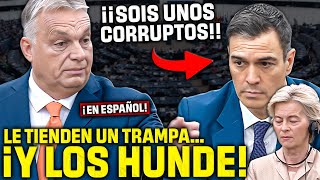 VIKTOR ORBÁN ¡¡EN ESPAÑOL FRENA EN SECO la ENCERRONA de SÁNCHEZ y VON DER LEYEN😱¡¡Y LOS HUNDE😱 [upl. by Sydney]